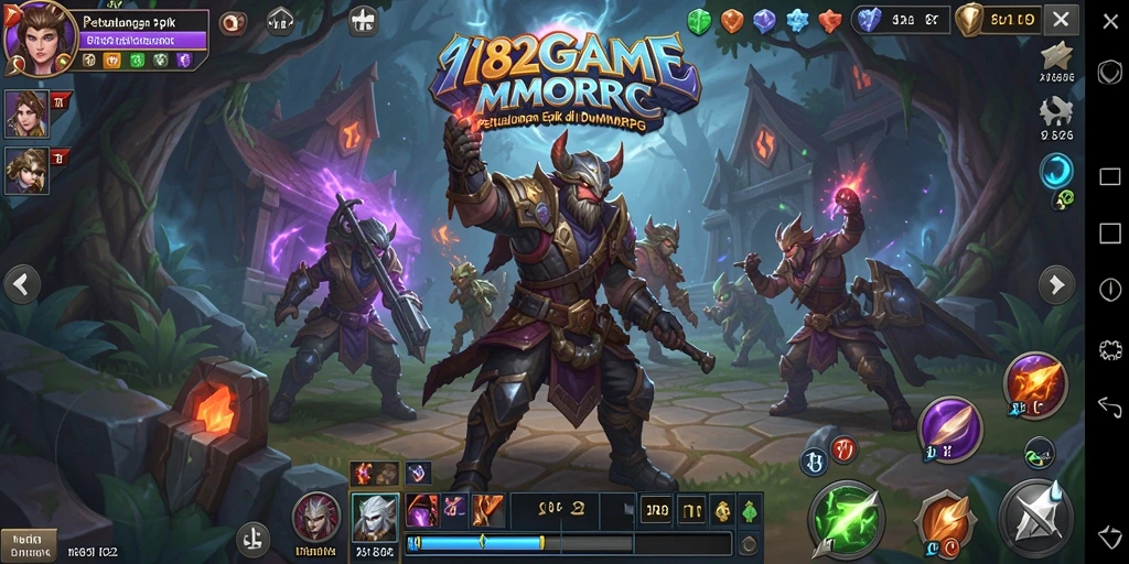 Screenshot gameplay <strong>182GAME</strong> yang menampilkan aksi seru di dunia MMORPG.