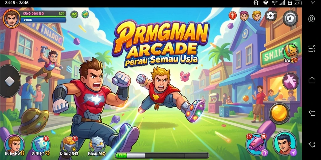 Screenshot utama 3446 menampilkan gameplay seru dan dinamis.