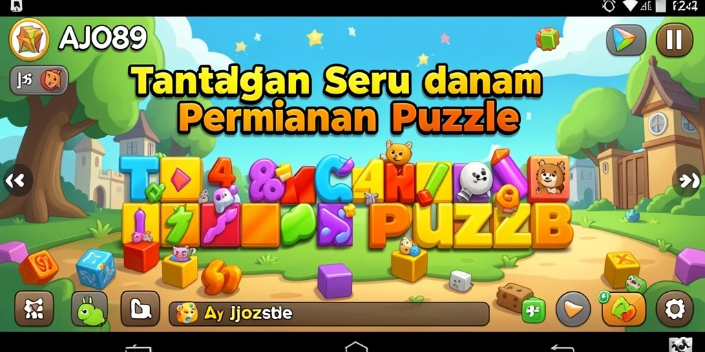 Gameplay AJO89 yang menantang dan menyenangkan dalam dunia Puzzle.