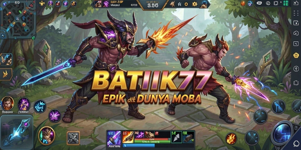 Screenshot gameplay BATIK77 dengan aksi seru dan karakter unik.