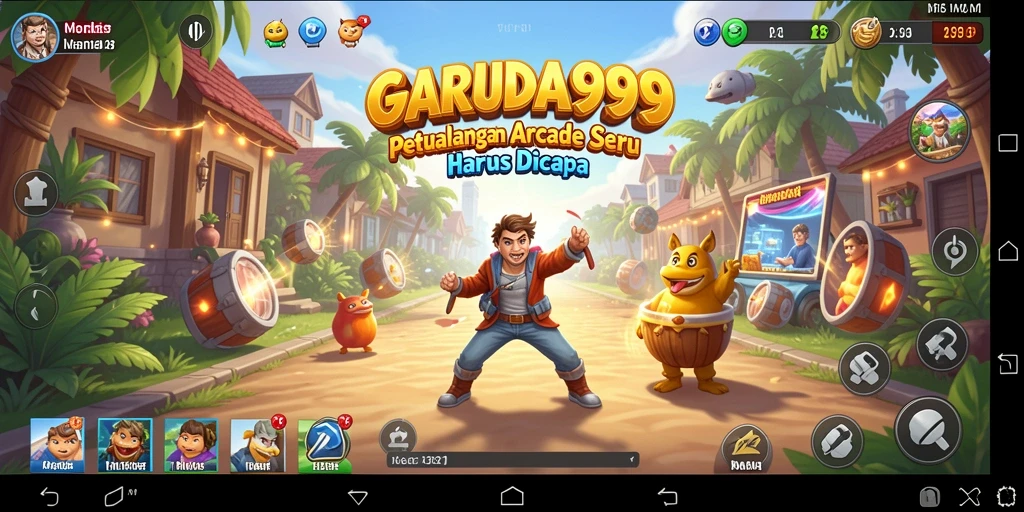Tampilan gameplay seru dari GARUDA999 yang penuh aksi.