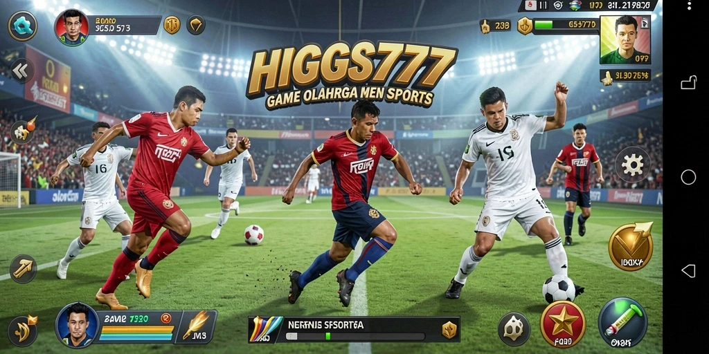 Tampilan gameplay HIGGS777 yang seru dan menantang.