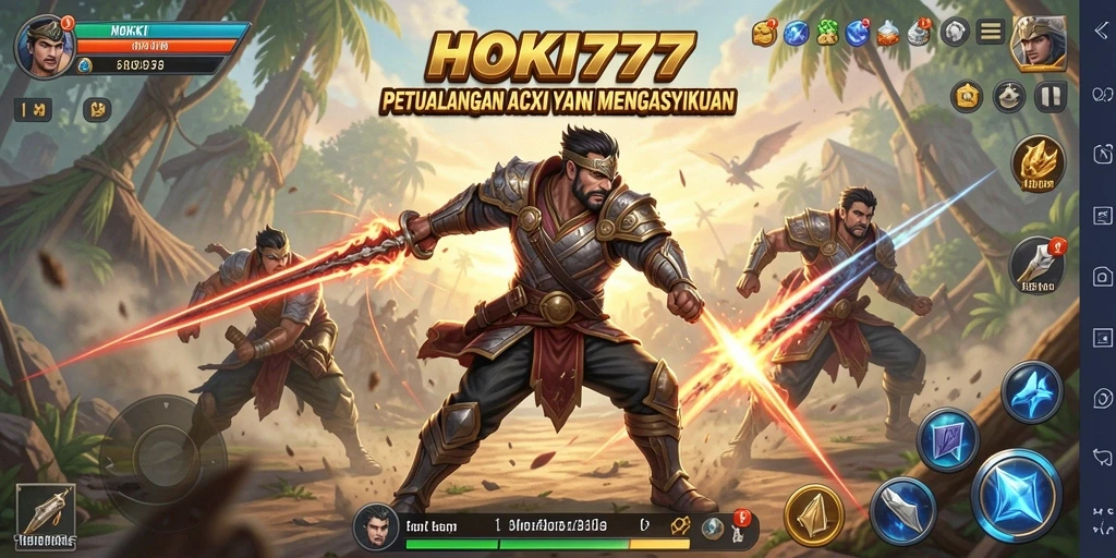 Tampilan gameplay seru dalam HOKI777 yang menampilkan aksi mendebarkan.