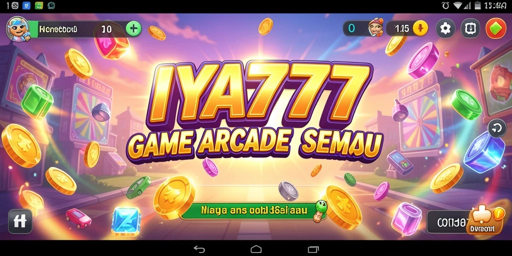 Visual gameplay seru IYA777 dengan warna-warna menarik.