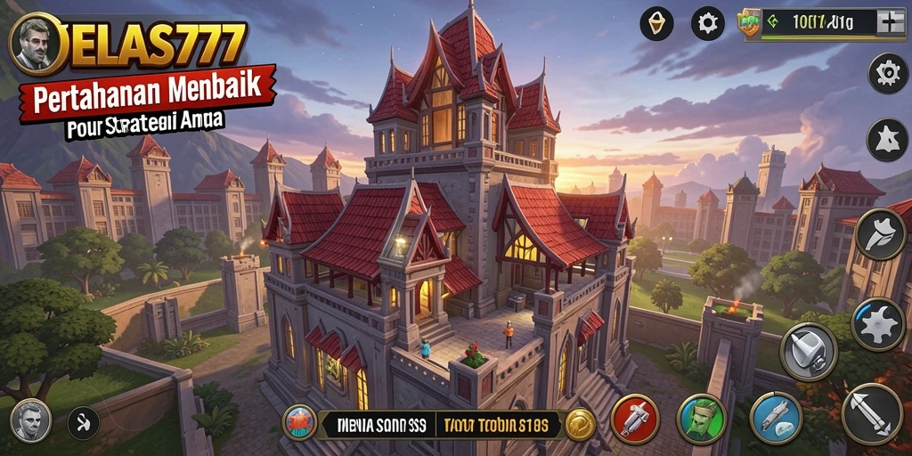 Screenshot gameplay JELAS777 yang menampilkan strategi Tower Defense mendebarkan.