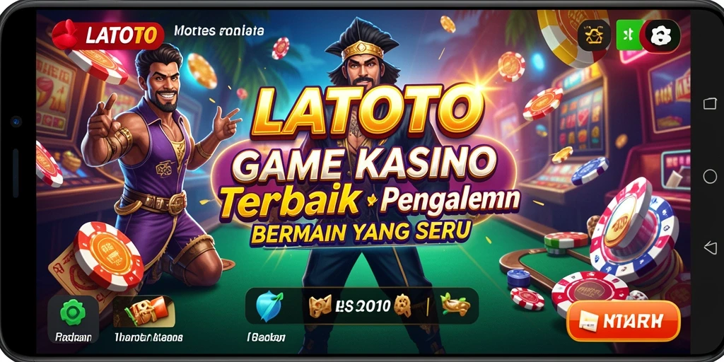Tampilan menakjubkan dari gameplay LATOTO saat bermain Kasino.
