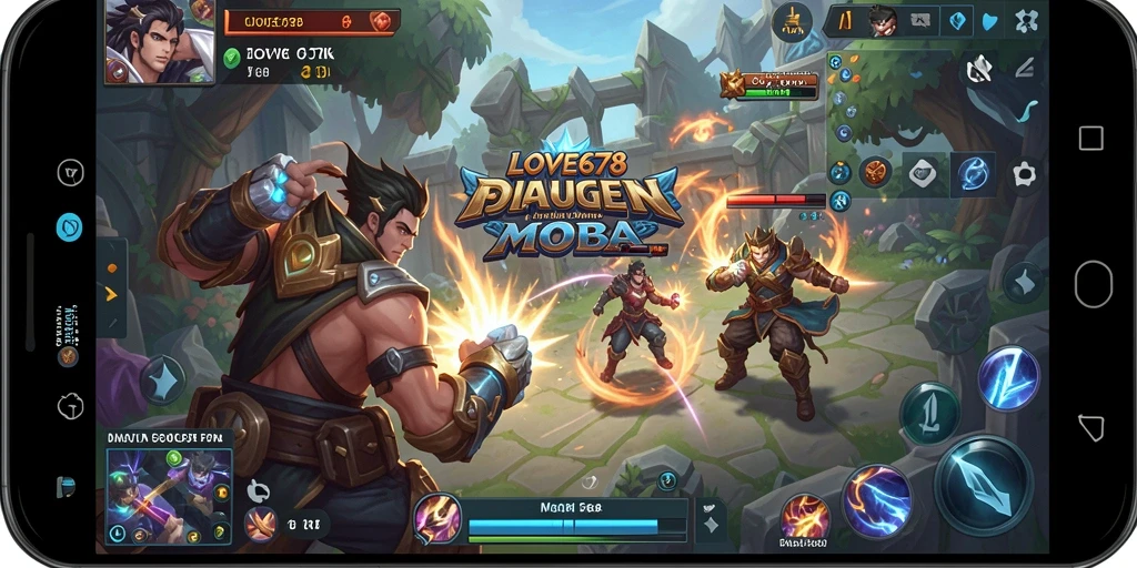 Gameplay mendebarkan dengan pahlawan beraksi dalam pertempuran.