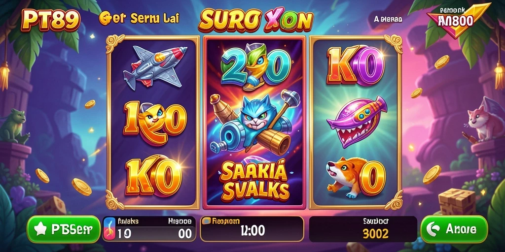Screenshot gameplay PT89 menunjukkan pengalaman bermain slot yang mengasyikkan.