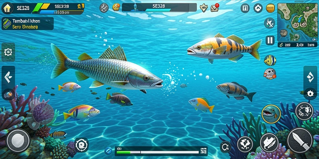 Tampilan menakjubkan dari gameplay Tembak Ikan di SE328.