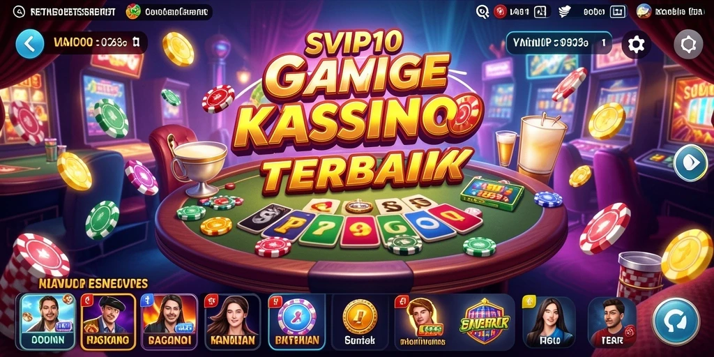 Tampilan gameplay menarik dari SVIP10 dengan berbagai pilihan permainan Kasino.