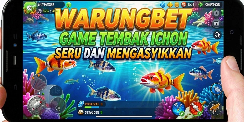 Tampilan permainan Tembak Ikan yang menakjubkan dan seru.